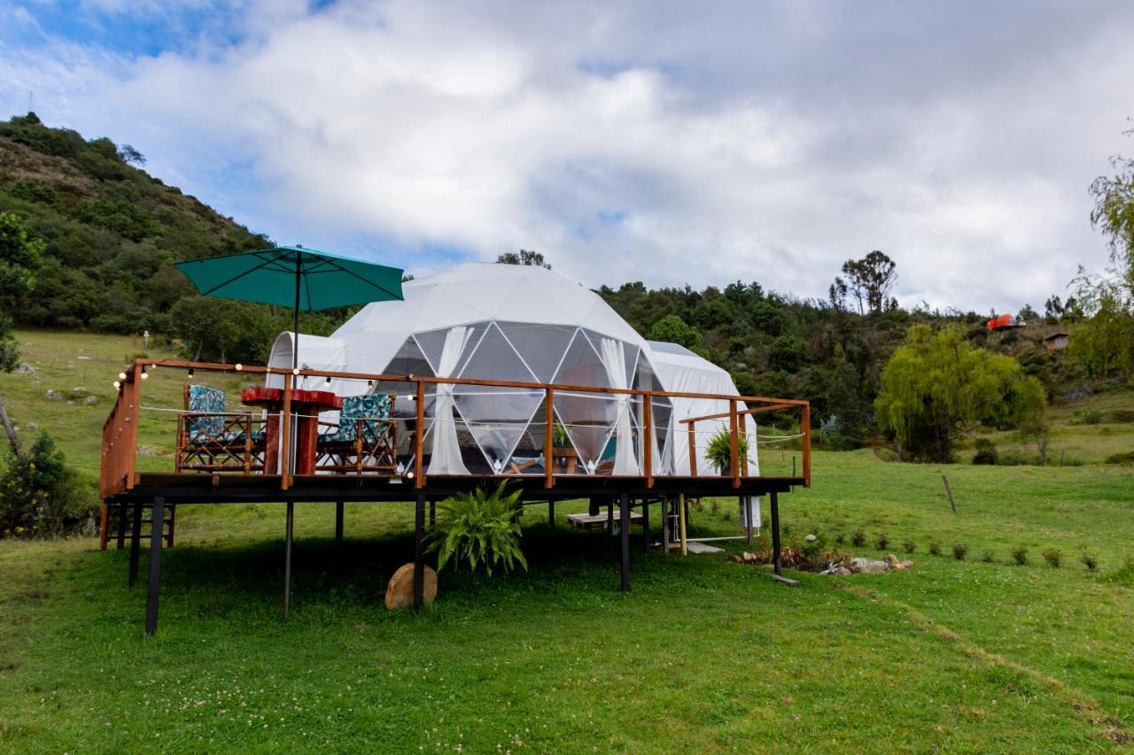 Glamping Claro De Luna Ґуатавіта Екстер'єр фото