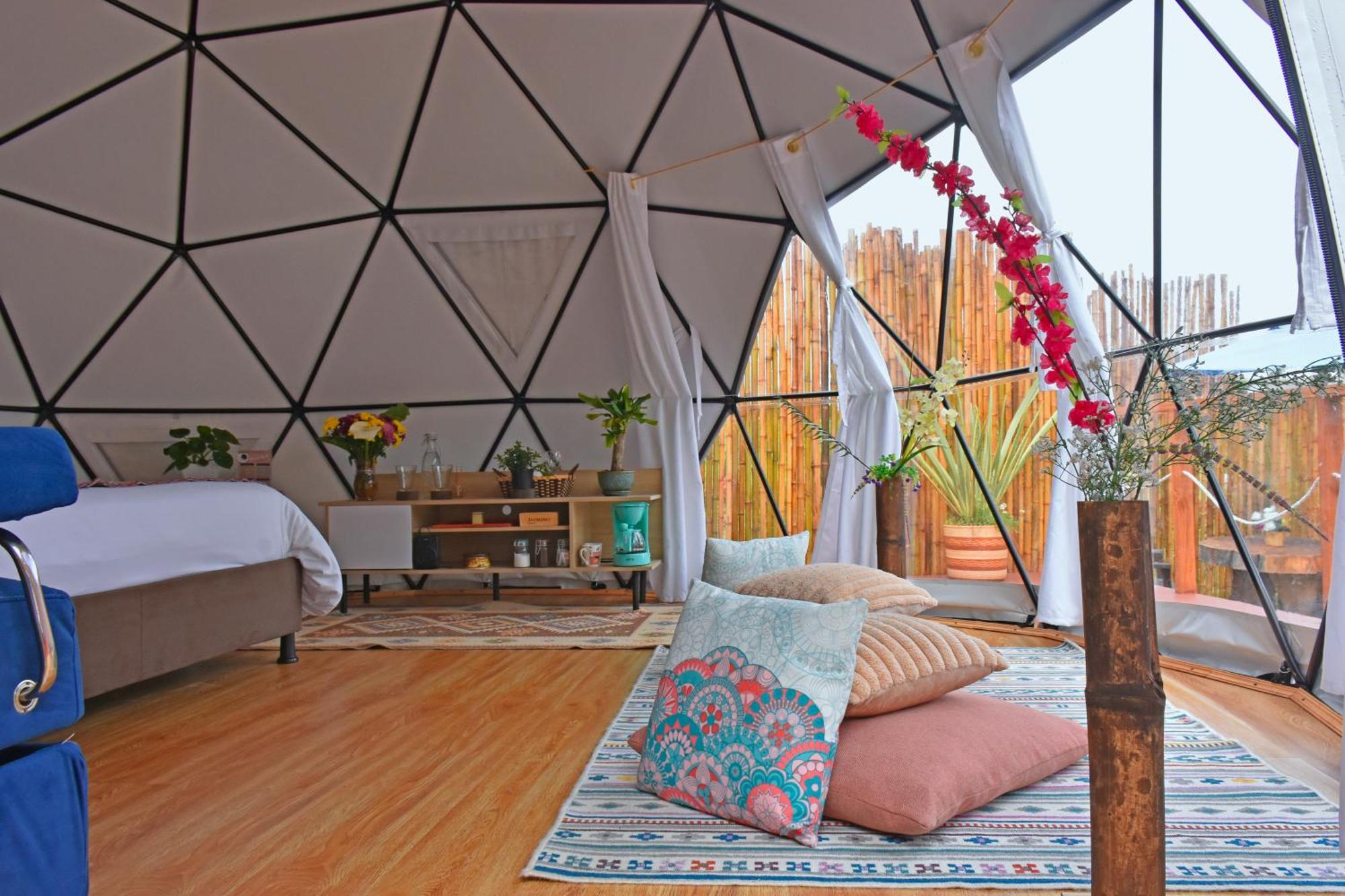 Glamping Claro De Luna Ґуатавіта Екстер'єр фото